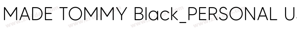 MADE TOMMY Black_PERSONAL USE字体转换